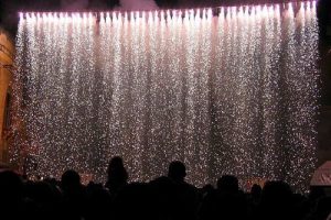 اجرای آبشار سرد ریسه ای برقی